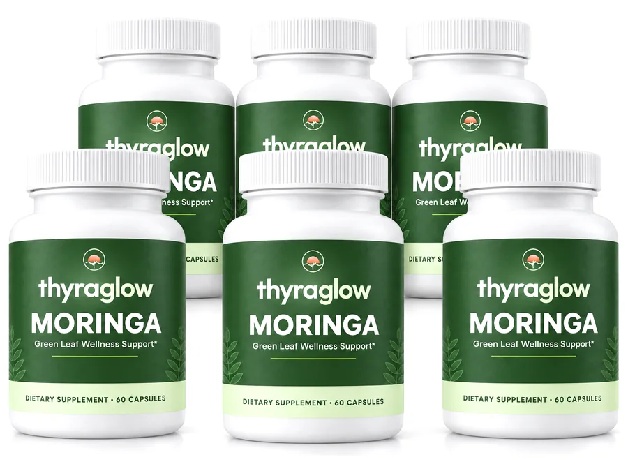 6 bottles of ThyraGlow Moringa