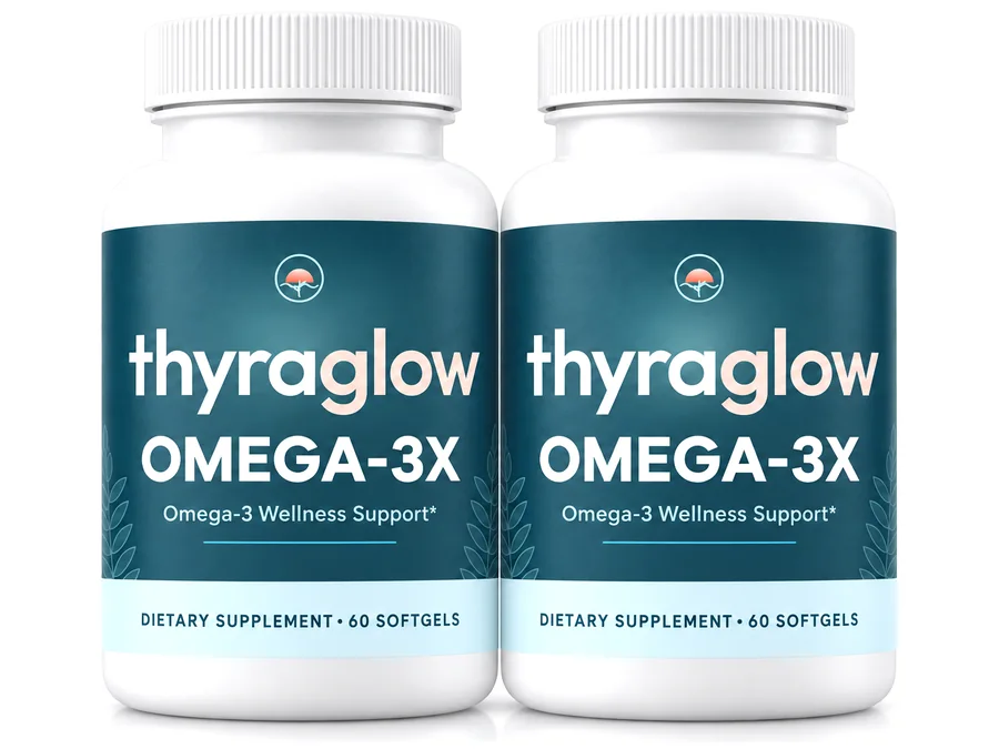 2 bottles of ThyraGlow Omega-3X